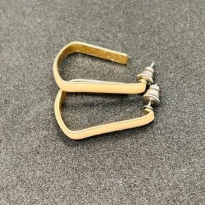 Gold Geometric Hoop Earrings